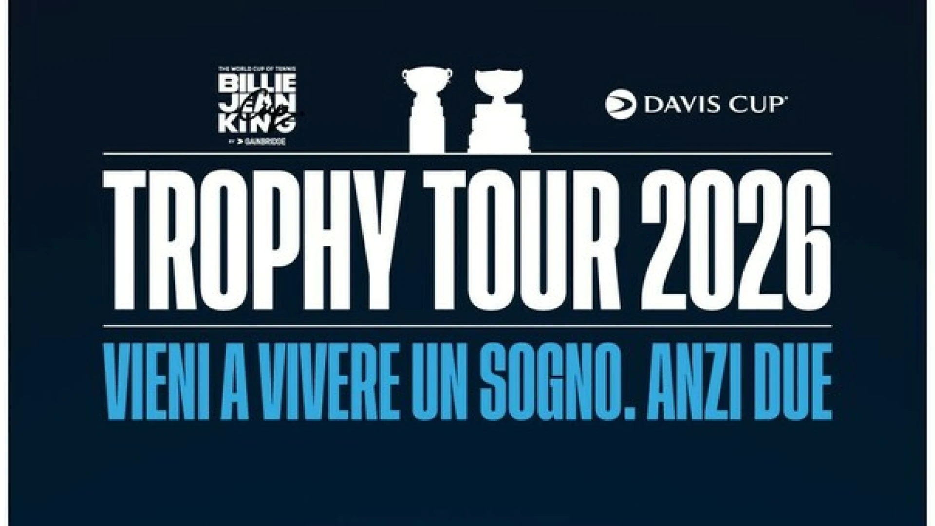 Agnone: il Trophy tour fa tappa in città. In esposizione la Coppa Daivs e la Billie Jean King Cup.